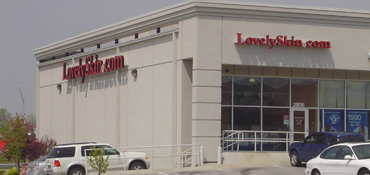 The LovelySkin retail space in 2005.